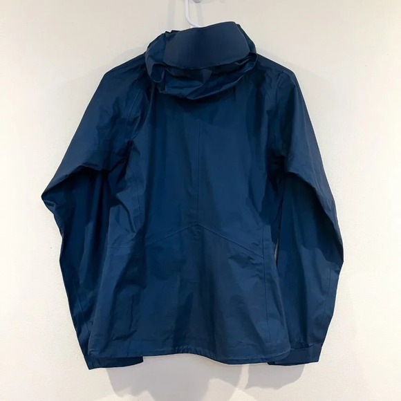 REI Co-op Blue Full Zip Outdoor Hiking Packable Windbreaker Rain Jacket XS - Picture 10 of 11